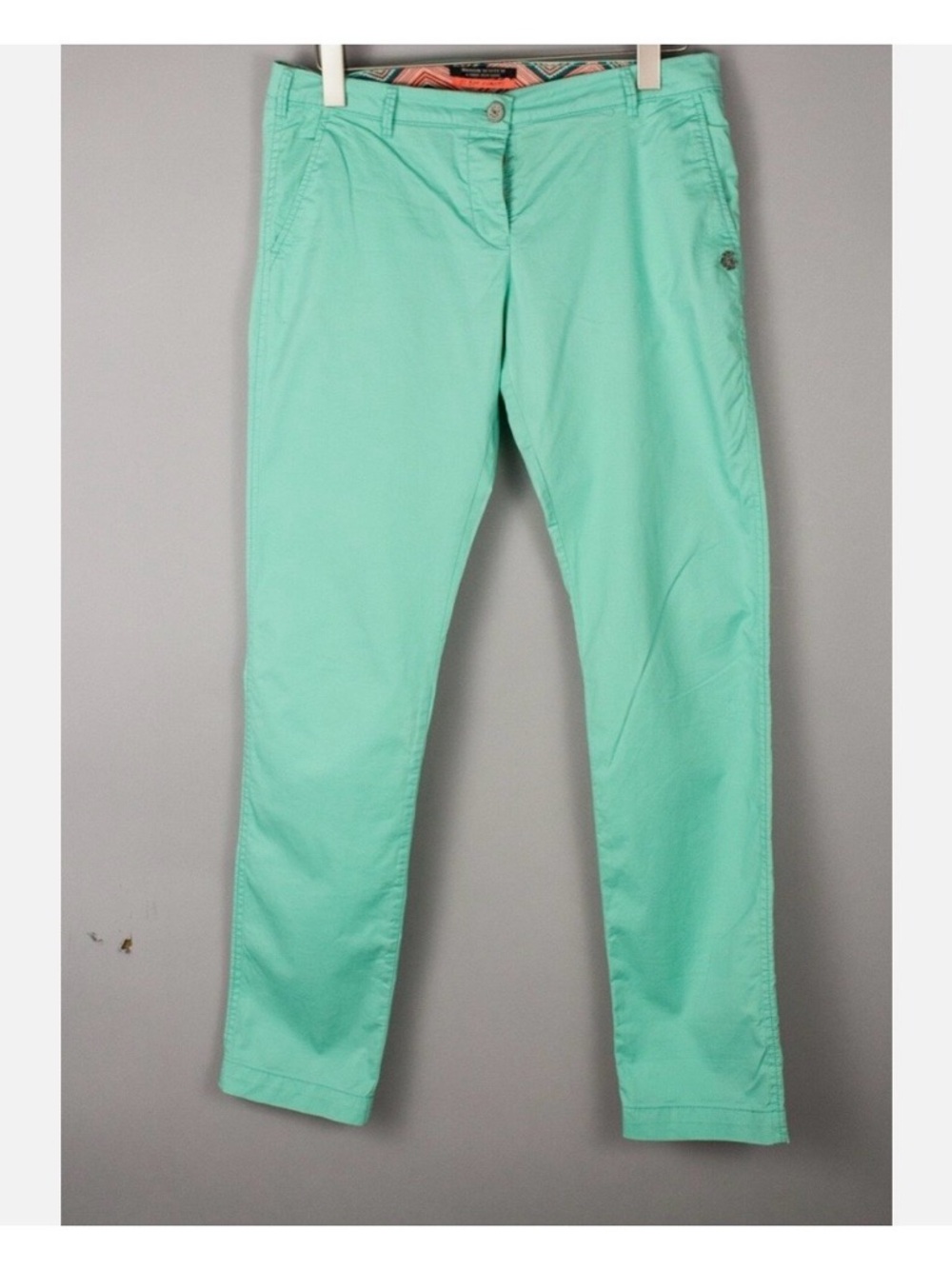 Maison Scotch Mint Teal Chinos 26 x 32 - Picture 1 of 4